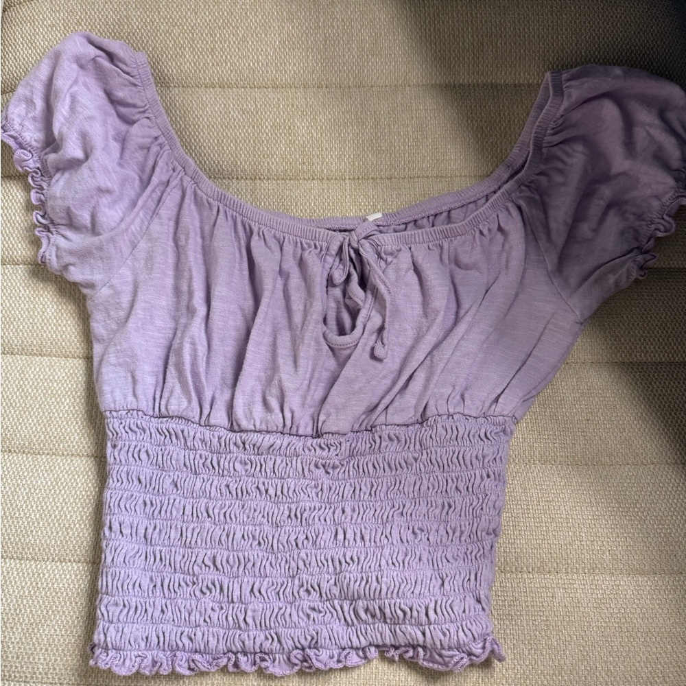 PacSun purple baby tee!
